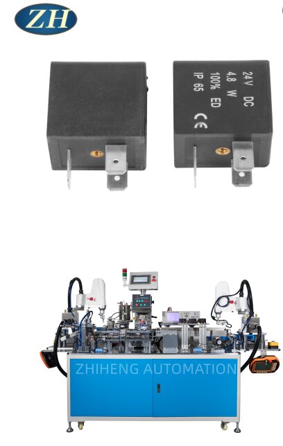 Solenoid Valf Bobini Test ve Baskı Makinesi Hattı